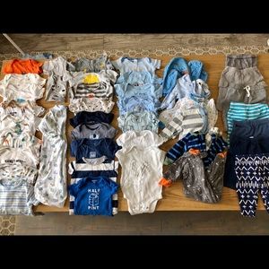 Lot of Baby Boy Clothes Size 3 Months